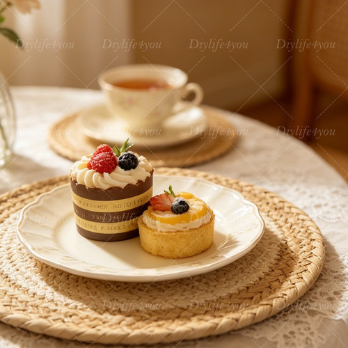 Set table mats woven - set,
