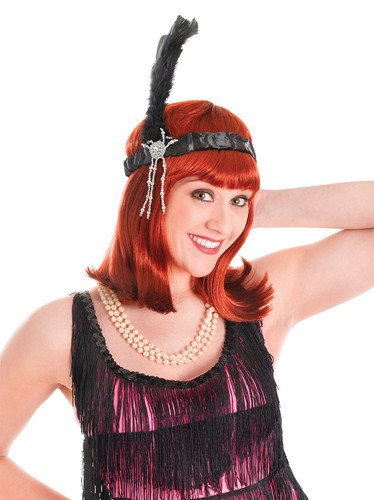 1920 women black flapper - 1920's,