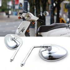 2x Motorcycle Mirrors Clear
