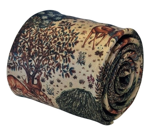 Cream beige woodland - cream,