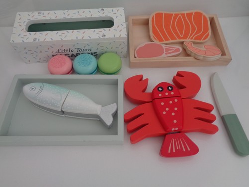 Little town wooden fishmonger - little,