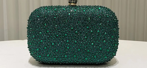 Emerald green rhinestone - emerald,