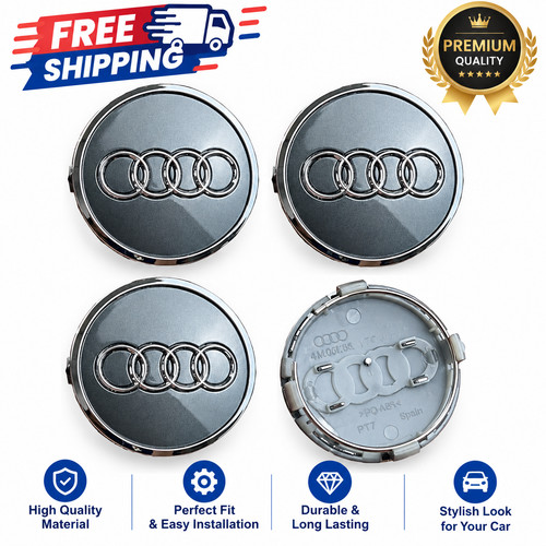 Audi alloy wheel centre caps - wheel,