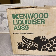 Kenwood A989 Acrylic Blender Liquidiser Attachment for Chef A901.
