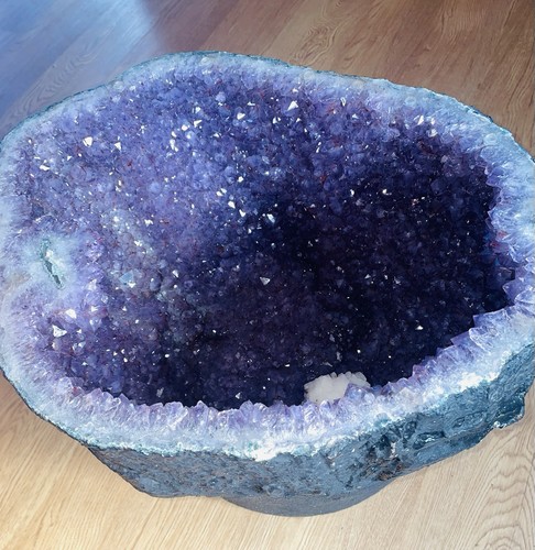 Huge deep purple amethyst - huge,