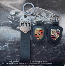 Three Genuine Porsche Keyrings Keychain 928 911 Cayman  Macan Taycan Cayenne JK8