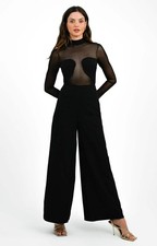 Topshop Womens Black Jumpsuit