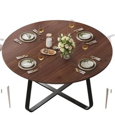 LVB Round Dining Table Walnut