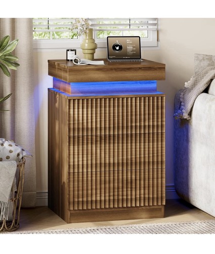 Nightstand with charging - with,