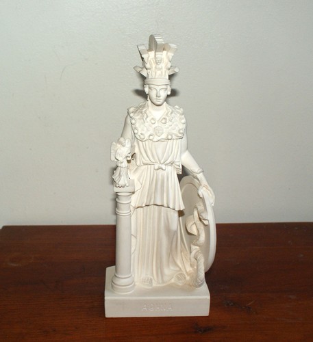 Greek alabaster statue goddess - alabaster,