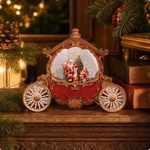 Musical carriage snow - musical, globe
