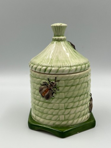Vintage ceramic honey - , pot.