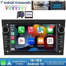 For Vauxhall Corsa 2006-2014 Apple CarPlay Android 14 Car Stereo Radio GPS NAVI