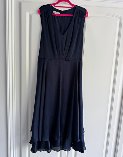 Hobbs navy sleeveless neck - navy,
