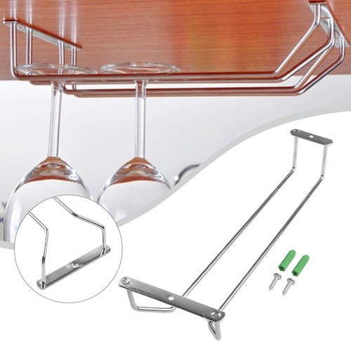 Wine glass hanger - wine, stainless