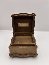 Vintage Reuge Carved Wooden