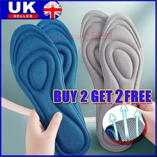 Memory Foam Shoe Insoles For Men Women Running Trainer Inner Soles Foot Inserts