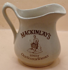 Vintage Mackinlay's Scotch Whisky Advertising Water Jug