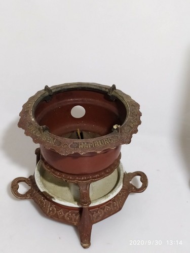 Antique cast iron kerosene
