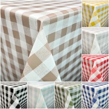 PVC Tablecloth Vinyl Gingham