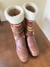 Stetson Roxanne Women’s Size UK 6.5 (US 8.5) Boots Wool Lined Leather