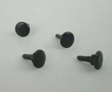 Hornby X8014 OO Gauge Locomotive / Tender / DMU Small Black Round Buffer Set (4)