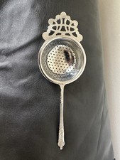 Vintage Apostle Chrome Plated Tea Strainer