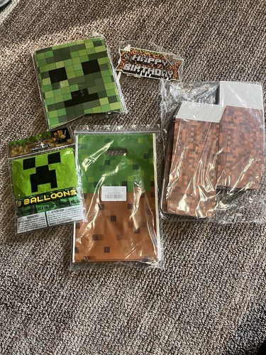 Minecraft party decorations - minecraft,