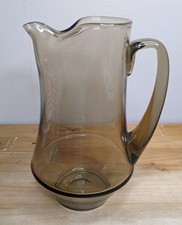 60s 70s Vintage Smoked Glass