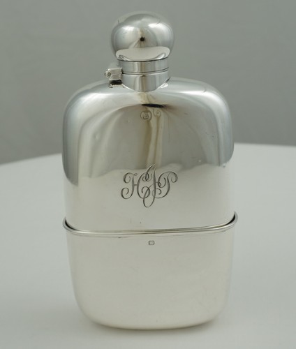 Good silver gilt pocket - ¼",