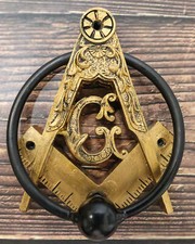 Antiqued Faux Gold Freemasonry