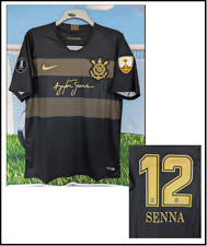 Ayrton Senna Corinthians FOOTBALL SHIRT 2018 2019 UK SHIPPED BRAZIL SIZE XL