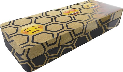 Emoji black metallic tin - emoji,