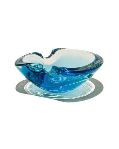 Mid century turquoise glass - mid-century,