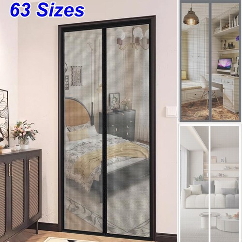 Magic magnetic screen door - magnetic, net