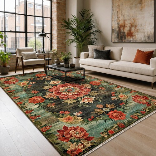 Non slip area rug - non,