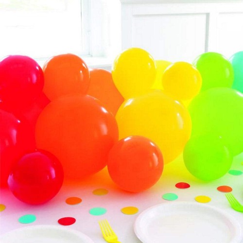 Rainbow balloon garland arch - rainbow,