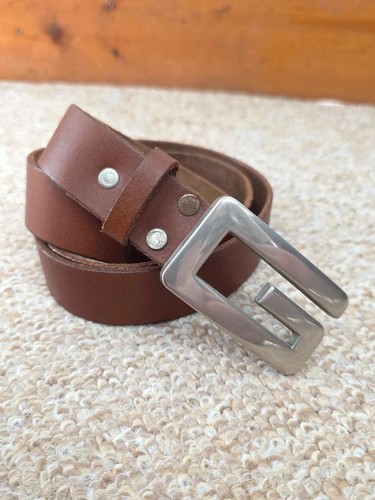 Vintage narrow brown leather - vintage,
