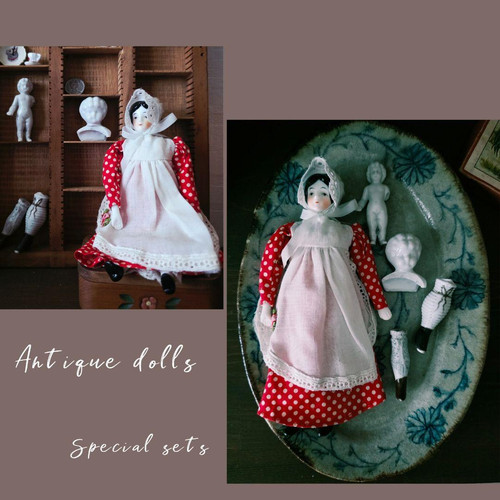 Antique doll special set china - antique,