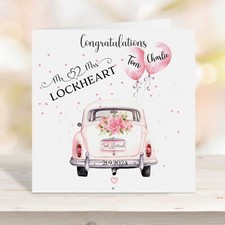 Personalised Wedding Card