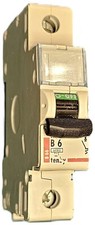 Tenby B66 6Amp B type MCB - BS60898 - 6/10kA