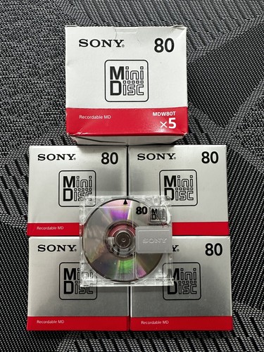 Sony md80 blank minidisc - 5,