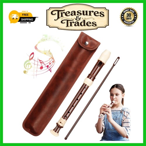 Wooden soprano recorder - wooden,