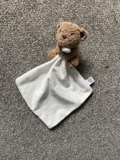 Next Teddy Bear Comforter Blanket Soft Toy Beige Brown Soother Fleece Blankie