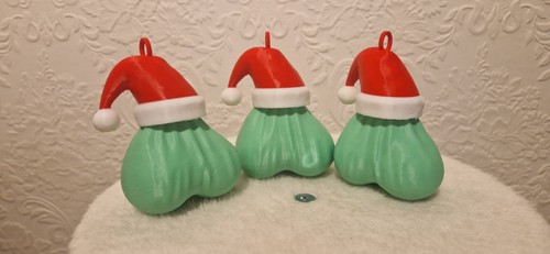 Funny santa christmas sack - sack, 3pc
