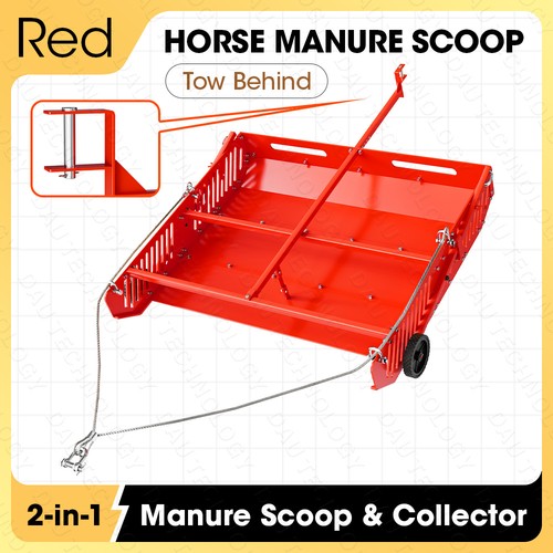 Red horse manure - red,