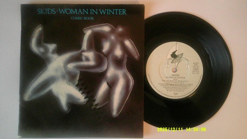 Skids woman winter in - -,