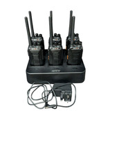 Retevis RT27 16 Channels Walkie Talkie with 6 Way Charger - Black (Pack of 6)