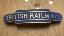 British Railways Scottish Blue Nickel Cap Hat Totem Badge