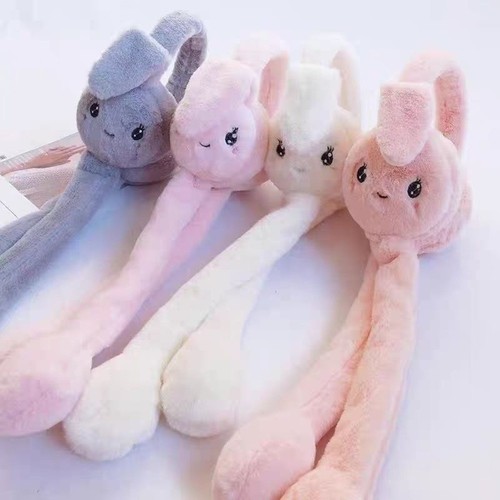 Plush bunny earmuffs rabbit - earmuffs,